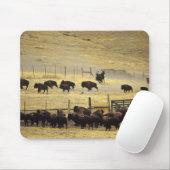 National Bison Range Roundup in Montana Mousepad (Mit Mouse)