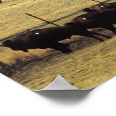 National Bison Range Roundup in Montana Poster (Ecke)