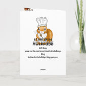 National Bittersweet Chocolate with Almonds Day Karte (Rückseite)