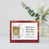 National Black Cow Day Food Holidays Postkarte (Stehend Vorderseite)