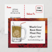 National Black Cow Day Food Holidays Postkarte (Vorne/Hinten)