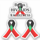 National Black HIV/AIDS Awareness Day Aufkleber (Vorderseite)