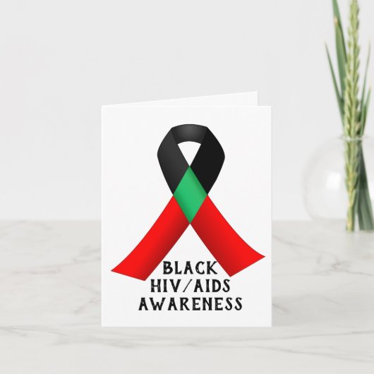 National Black HIV/AIDS Awareness Day Karte (Vorderseite)