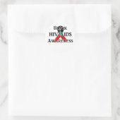 National Black HIV/AIDS Awareness Day Runder Aufkleber (Tasche)