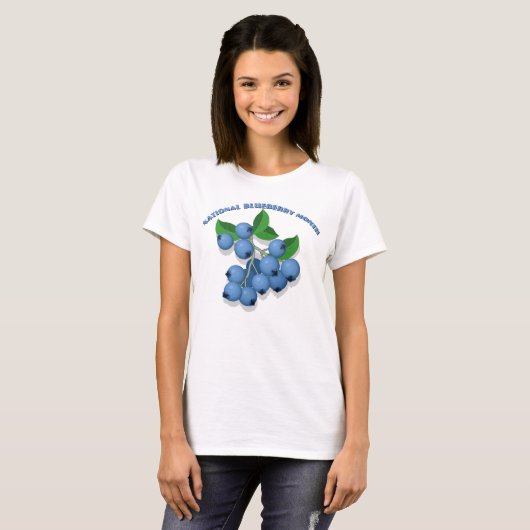 National Blueberry Month T - Shirt (Vorne ganz)