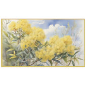 National Blume Australia Golden Wattle | groß Tischdecke (Vorderseite (Horizontal))