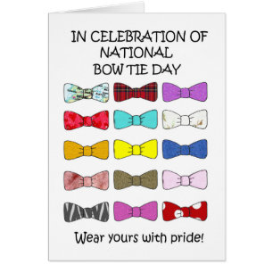 National Bow Krawatte Day August 28.