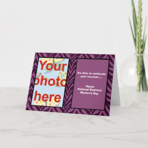 National Business Women's Day - Foto Karte