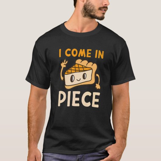 National Cake Day Outfit I COME IN PIECE of Cheese T-Shirt (Vorderseite)