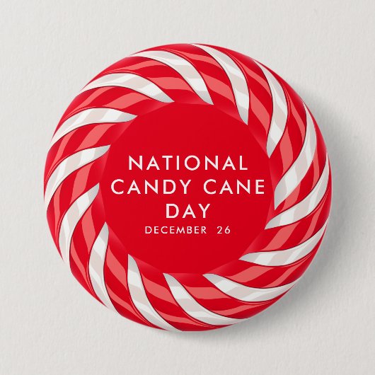 National Candy Cane Day Button (Vorderseite)