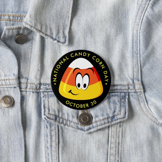National Candy Corn Day, Kawaii-Süßspeise Button (Beispiel)