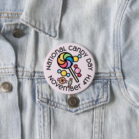 National Candy Day Button (Beispiel)