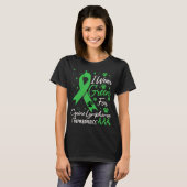 National Canine Lymphoma Awareness Day Green Dog R T-Shirt (Vorne ganz)