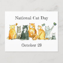 National Cat Day 29. Oktober Tuxedo Calico Cat