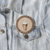 National Chocolate Milkshake Day Button (Beispiel)