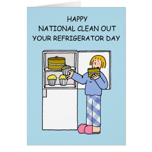 National Clean Out Your Refrigerator Day November (Vorne)