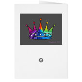 National Coming Out Day Funny Gay Support Card (Hinten)