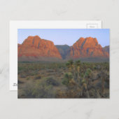National Conservation Area Red Rock Canyon Postkarte (Vorne/Hinten)