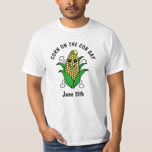 National Corn am Cob Day 11. Juni T-Shirt (Vorderseite)