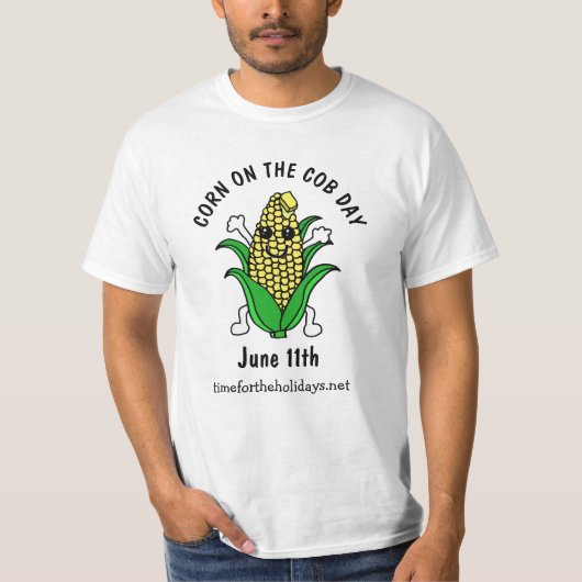 National Corn am Cob Day 11. Juni T - Shirt (Vorderseite)