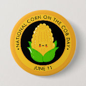 National Corn am Cob Day Button (Vorderseite)