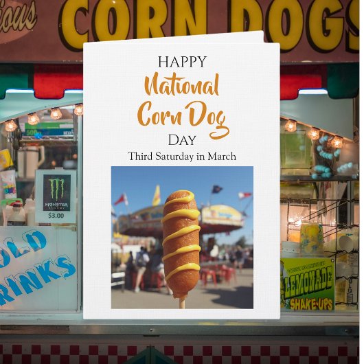 National Corn Dog Day | Third Saturday in March Karte