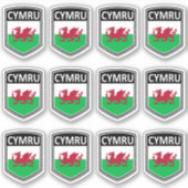 National - Cymru Aufkleber (Vorderseite)