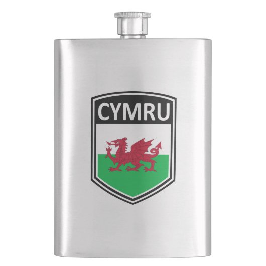 National - Cymru Flachmann (Vorderseite)
