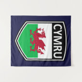 National - Cymru Wandteppich (Vorderseite (Horizontal))