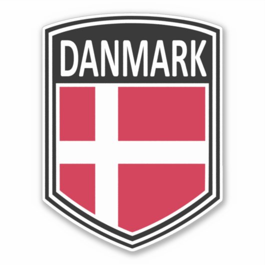 National - Danmark Aufkleber (Vorderseite)