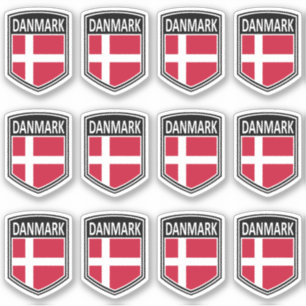 National - Danmark Aufkleber