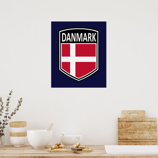 National - Danmark Poster (Küche)