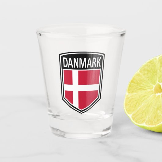 National - Danmark Schnapsglas (Vorderseite)