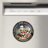 National Deep Disc Pizza Day 5. April Magnet (In Situ (Geschirrspüler))