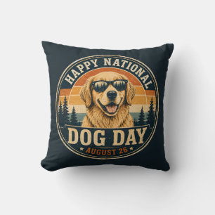 National Dog Day Camp Crew Labrador Wurfkissen Kissen
