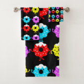 National Donut Day DoughSchalnüsse Badhandtuch Set (Insitu)