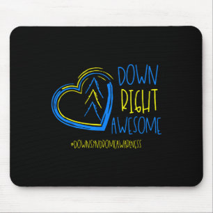 National-Down-Syndrom-Sensibilisierungsmonat recht Mousepad