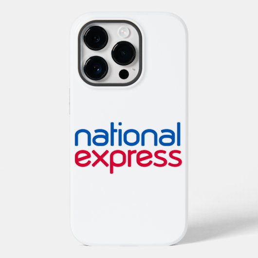 National Express iPhone 14 Grosser Fall Case-Mate iPhone Hülle (Rückseite)