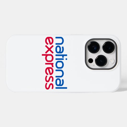 National Express iPhone 14 Grosser Fall Case-Mate iPhone Hülle (Rückseite (Horizontal))