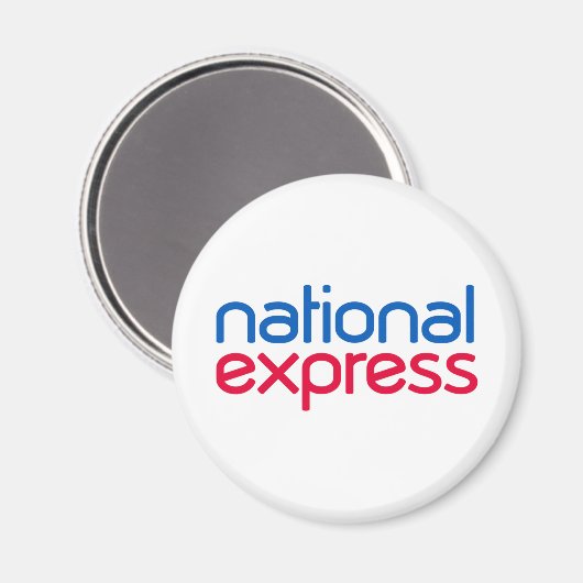 National Express Magnet (Vorderseite/Rückseite)