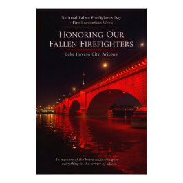 National Fallen Firefighters Day London Bridge Fotodruck