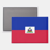 National Flag Haiti Rectangle Magnet (Vorderseite/Rückseite)