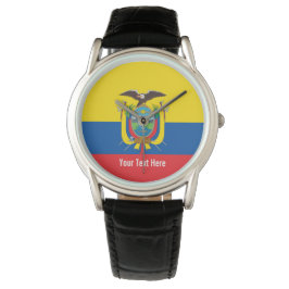 National flag of Ecuador Armbanduhr