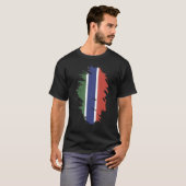 National Flag of Gambia souvenir   for men women T-Shirt (Vorne ganz)