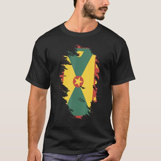 National Flag of Grenada souvenir   for men women T-Shirt (Vorderseite)