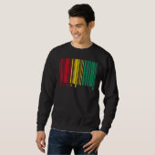 National Flag of Guinea souvenir for men women 1 Sweatshirt (Vorne ganz)
