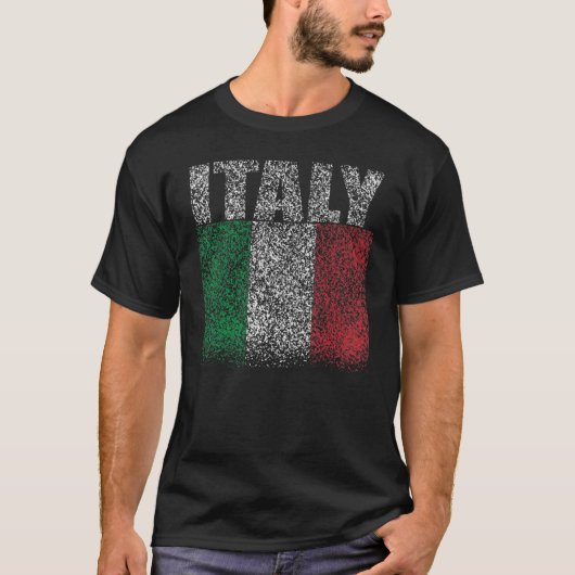 National Flag of Italy souvenir  for men women 6 T-Shirt (Vorderseite)