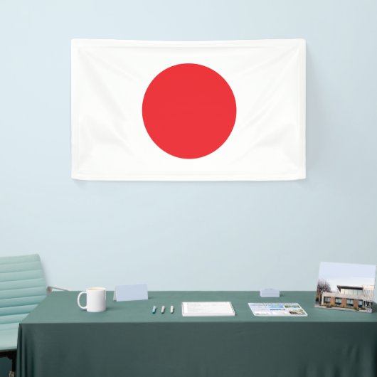 National Flag of Japan - Rectangle Wall Banner (Messeveranstaltung)