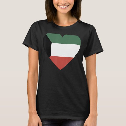 National Flag of Kuwait souvenir for men women 5 T-Shirt (Vorderseite)
