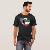 National Flag of Kuwait souvenir  for men women T-Shirt (Vorne ganz)